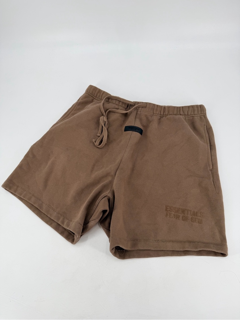 Essentials Fear of God Drop Crotch Shorts Mens Large